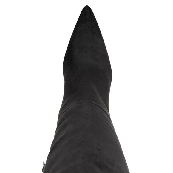 AAJ By Aminah Indigo Tall Dress Boots Black Size 7.5 MSRP $230 - Picture 5 of 7